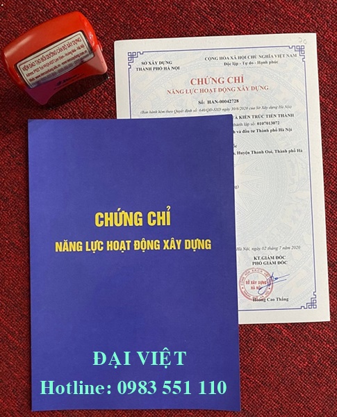 Xin cấp chứng chỉ năng lực xây dựng tại Việt Trì