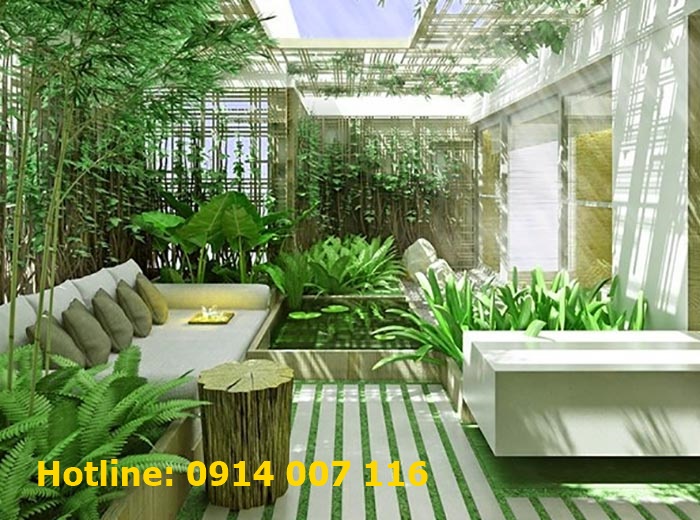 Thiết kế thi c&ocirc;ng tiểu cảnh s&acirc;n vườn tại T&acirc;n Ch&acirc;u