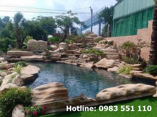 Thiết kế thi c&ocirc;ng hồ c&aacute; Koi tại Ph&uacute; Y&ecirc;n